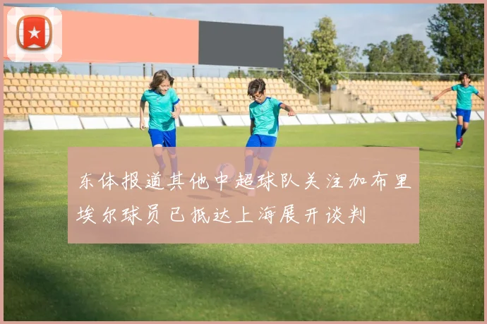 东体报道其他中超球队关注加布里埃尔球员已抵达上海展开谈判